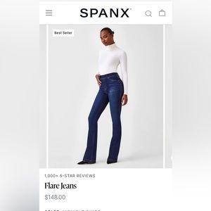 Spanx flare jeans